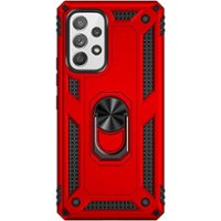 SaharaCase - Military Kickstand Case for Samsung Galaxy A53 5G - Red - Front_Zoom