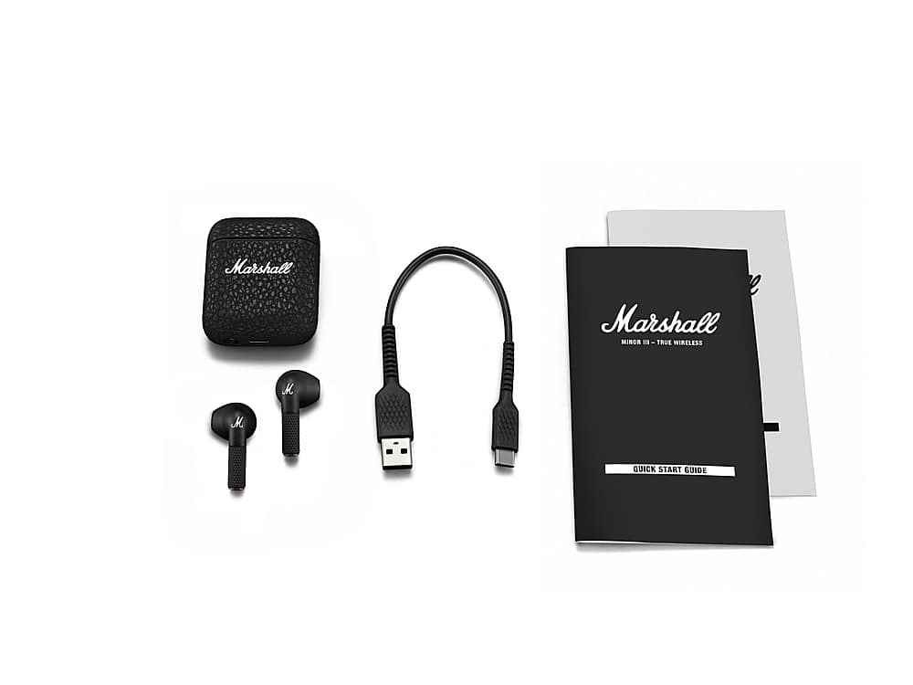 Marshall Minor III True Wireless Heaphones Black 1005983 Best Buy