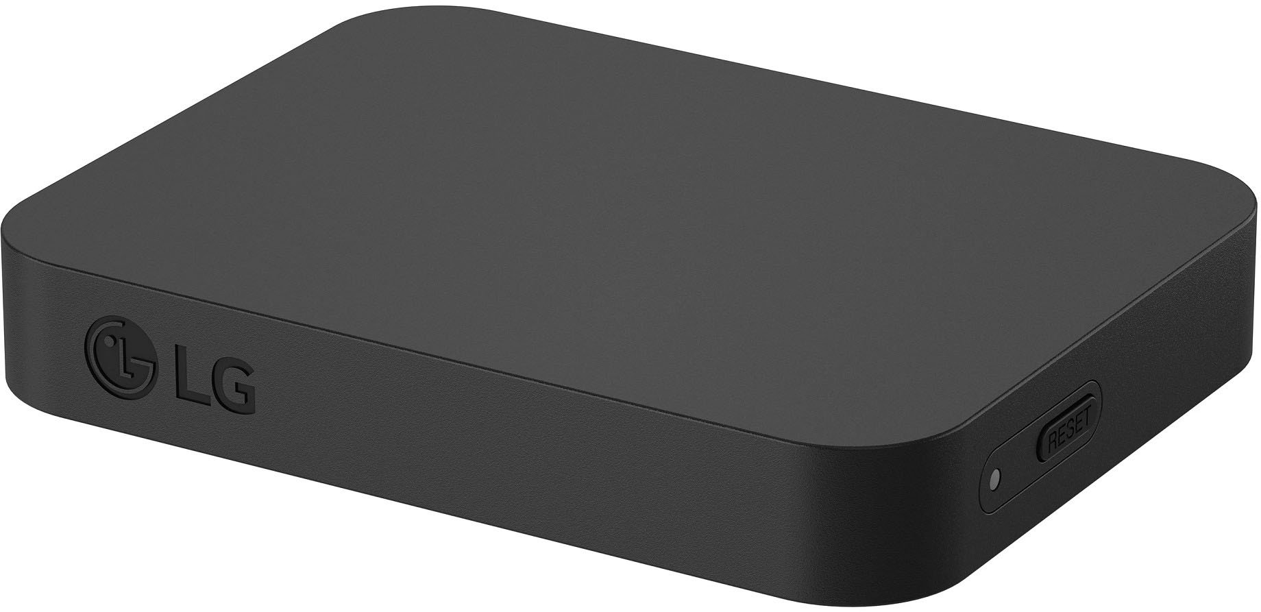 Angle View: WOWCAST Wireless Audio Transmitter for TV and LG Soundbar - Black