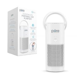 Pure Enrichment True HEPA Portable Air Purifier - White - Front_Zoom