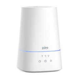 Pure Enrichment - HUME Max - 1 Gallon Easy Top Fill Ultrasonic Cool Mist Humidifier - White - Front_Zoom