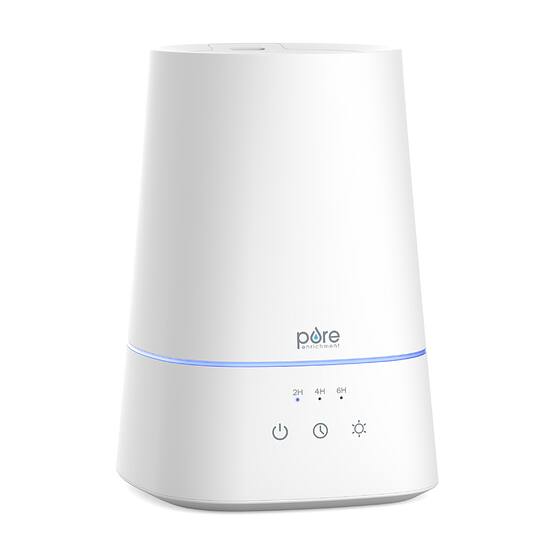 Pure Enrichment HUME Max 1 Gallon Easy Top Fill Ultrasonic Cool Mist Humidifier White PEHUMTOP W Best Buy
