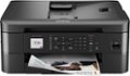 Front. Brother - MFC-J1010DW Wireless Color All-in-One Refresh Subscription Eligible Inkjet Printer - Black.