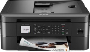 Brother - MFC-J1010DW Wireless Color All-in-One Inkjet Printer - Black - Front_Zoom