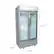 Alt View 2. Premium Levella - 21.0 cu. ft. 2-Door Commercial Merchandiser Refrigerator Glass-Door Beverage Display Cooler - Stainless Steel.