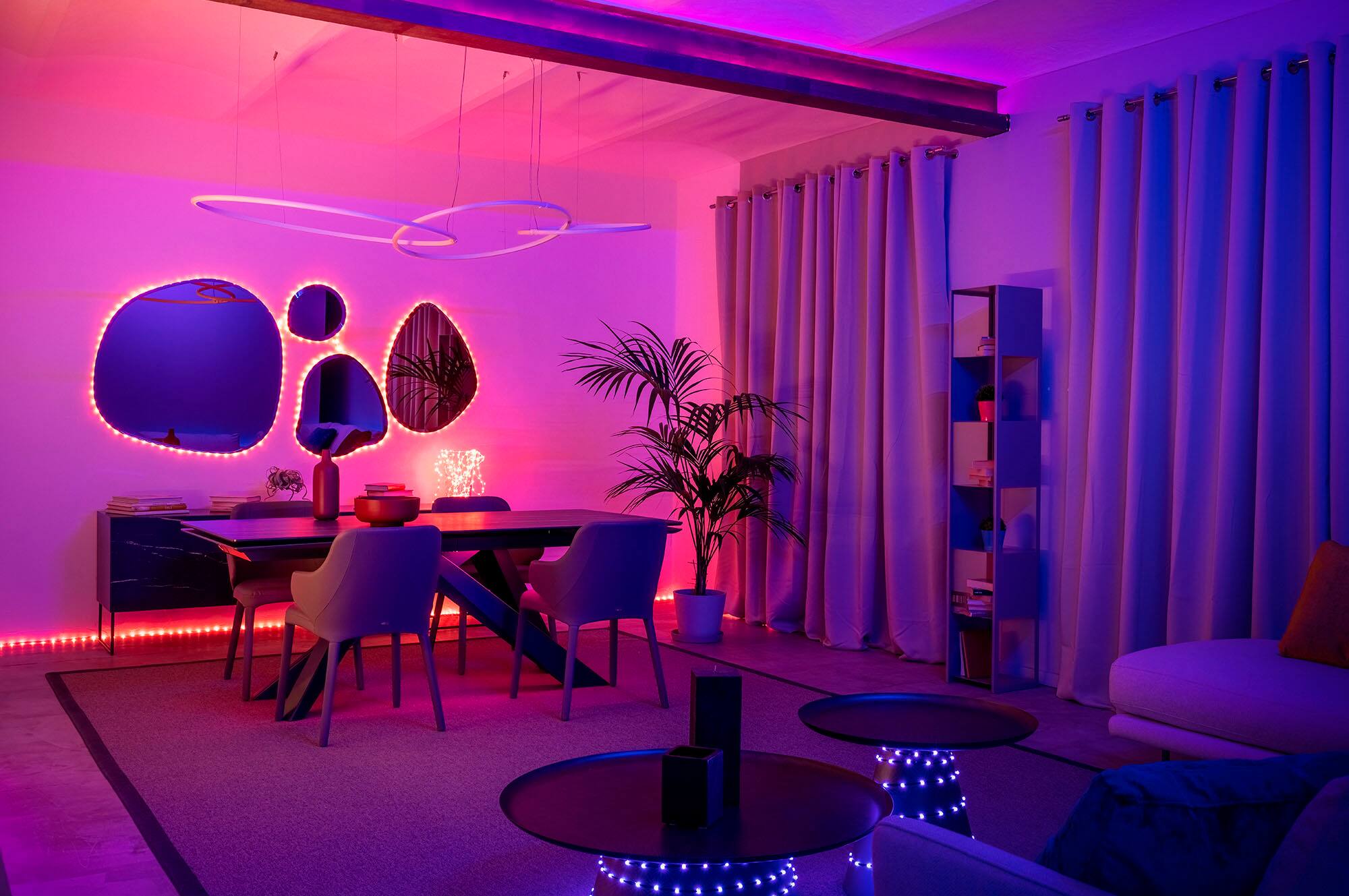 Alt View 18. Twinkly - Dots 200 RGB LED USB Flexible Light String (Gen II) - Multi.