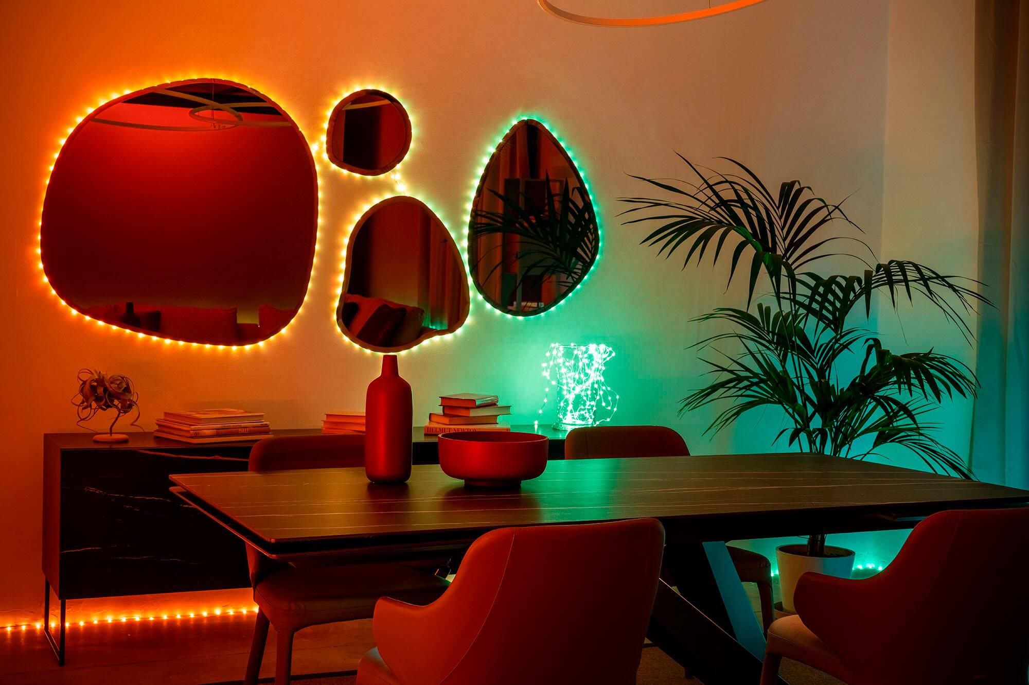 Alt View 16. Twinkly - Dots 60 RGB LED USB Flexible Light String (Gen II) - Multi.