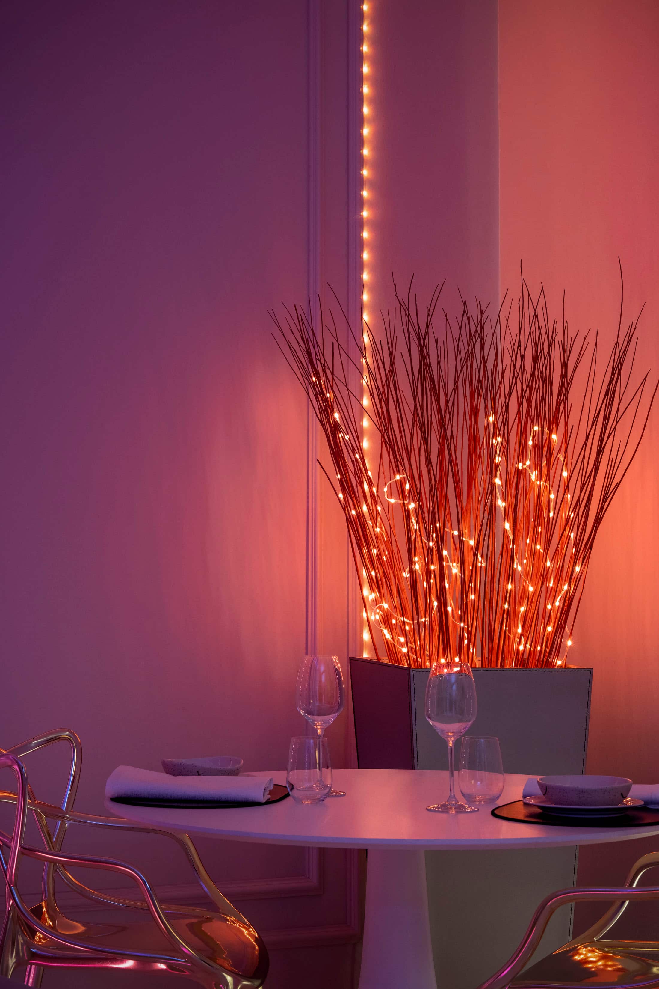 Alt View 19. Twinkly - Dots 60 RGB LED USB Flexible Light String (Gen II) - Multi.