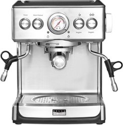 Bella Pro Series - Espresso Machine with 19 bars of pressure - Stainless Steel - Front_Zoom