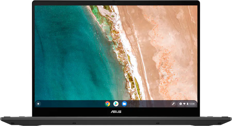 ASUS Chromebook Plus CX5601 16" 2-in-1 Touchscreen Laptop with Google AI - Intel Core i3 - 8GB Memory - 128GB SSD - Gray