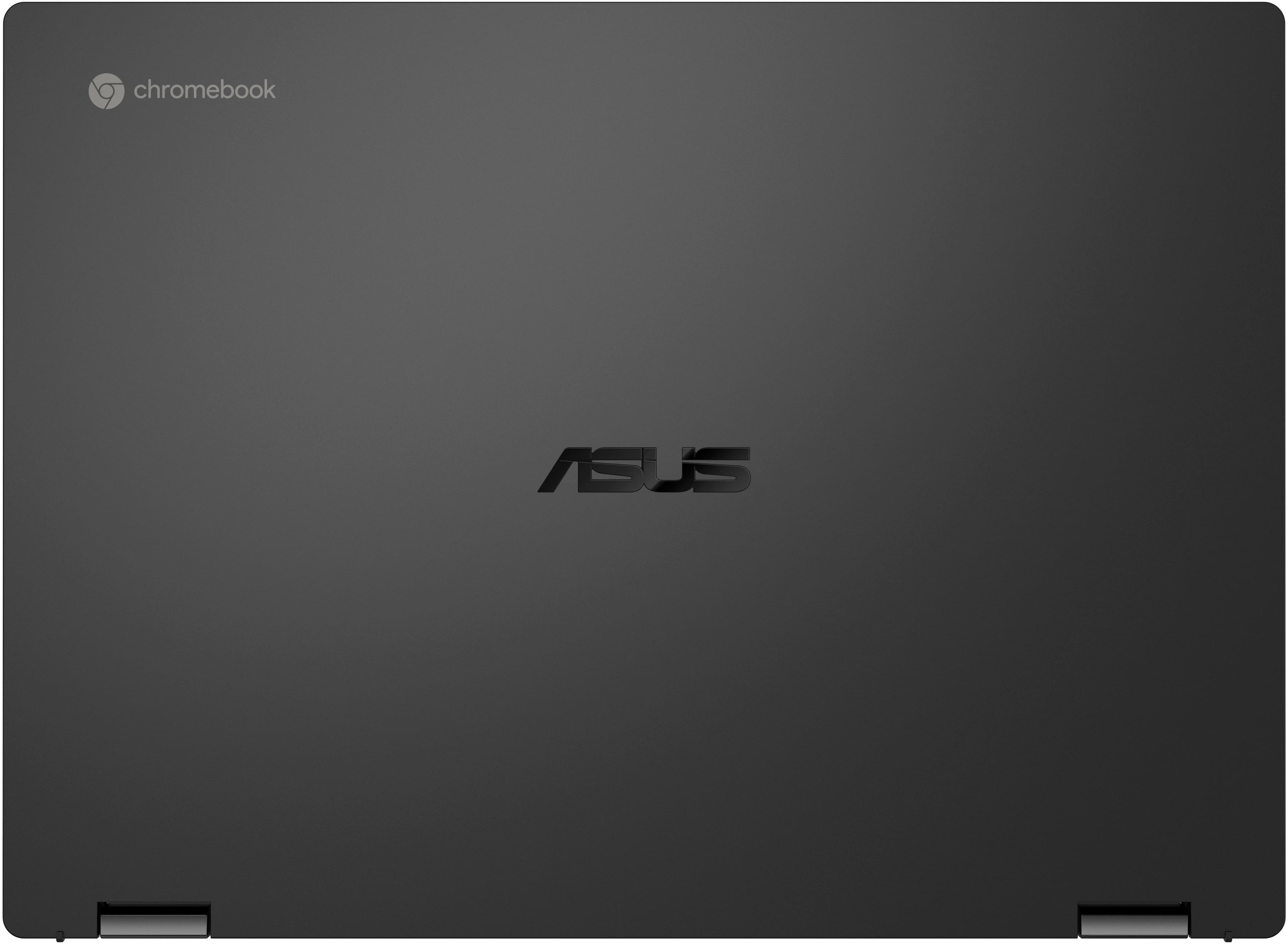 Alt View 4. ASUS - ASUS Chromebook Plus CX5601 16" 2-in-1 Touchscreen Laptop with Google AI - Intel Core i3 - 8GB Memory - 128GB SSD - Gray.