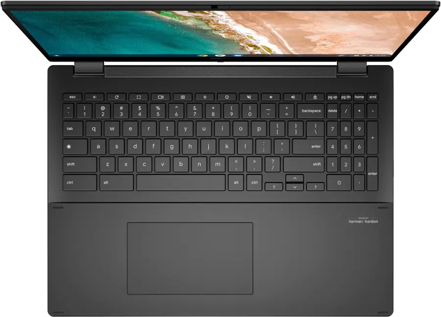 Alt View 7. ASUS - ASUS Chromebook Plus CX5601 16" 2-in-1 Touchscreen Laptop with Google AI - Intel Core i3 - 8GB Memory - 128GB SSD - Gray.