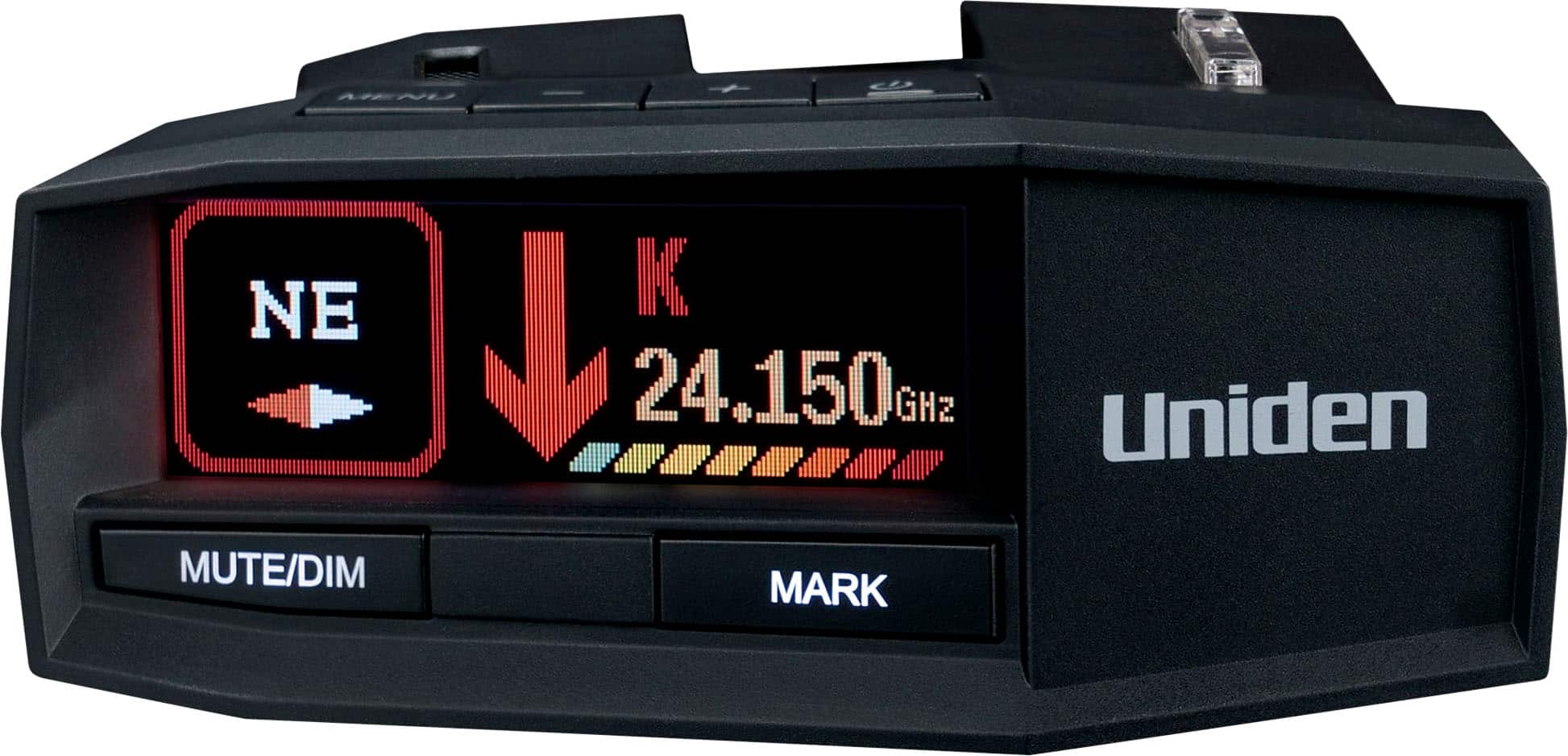 Front. Uniden - R8 Radar Detector - Black.
