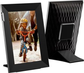 Nixplay - W08K Touch 8-inch LCD Smart Digital Photo Frame - Black - Angle_Zoom