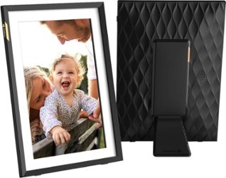 Nixplay - W10P Touch Classic 10.1-inch LCD Smart Digital Photo Frame - Black - Classic Matte - Angle_Zoom