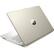 Alt View 3. HP - 15.6" Laptop - Intel Pentium Gold 7505 - 4GB Memory - 256GB SSD - Pale Gold.