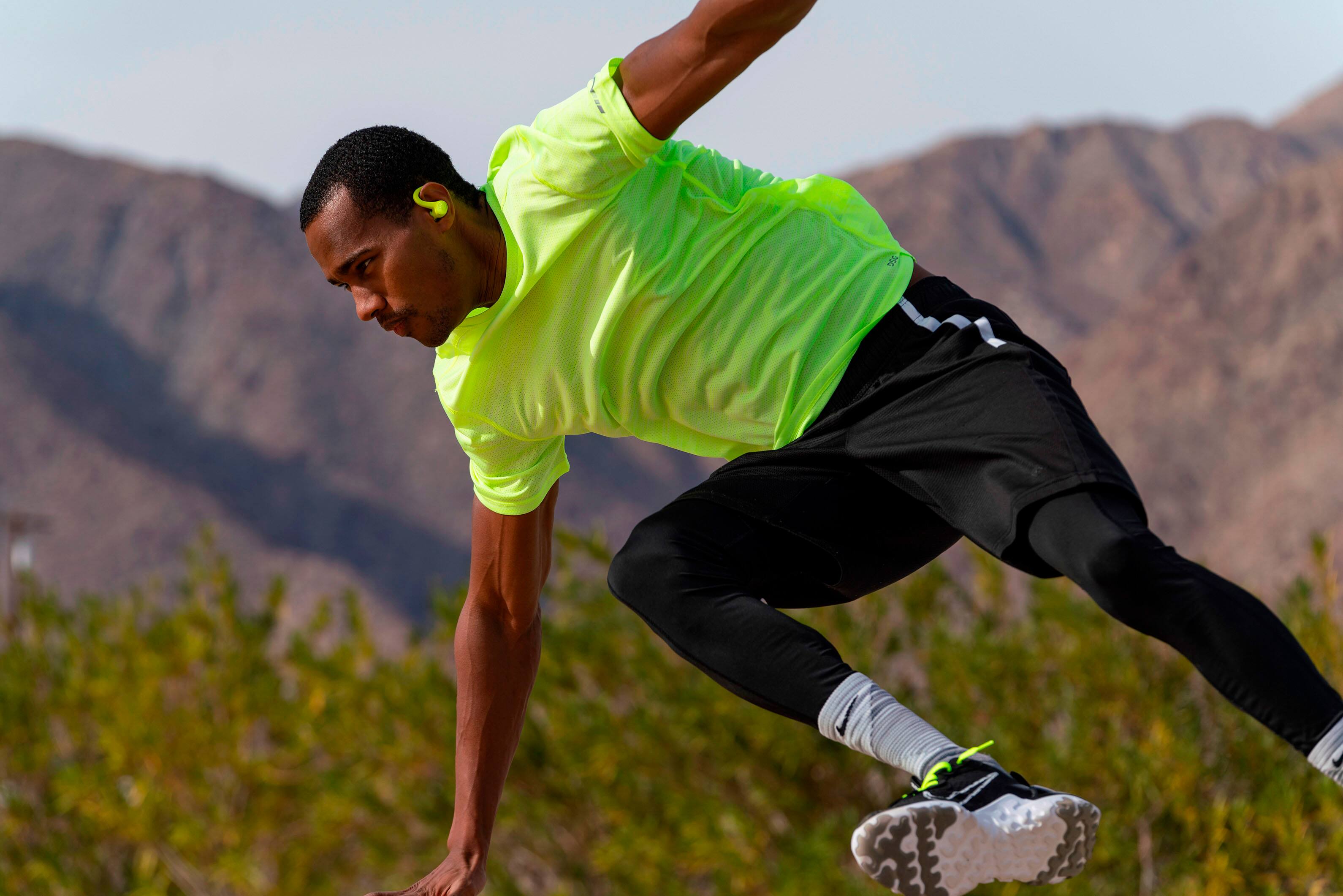 Alt View 16. JLab - Go Air Sport True Wireless Earbuds - Yellow.