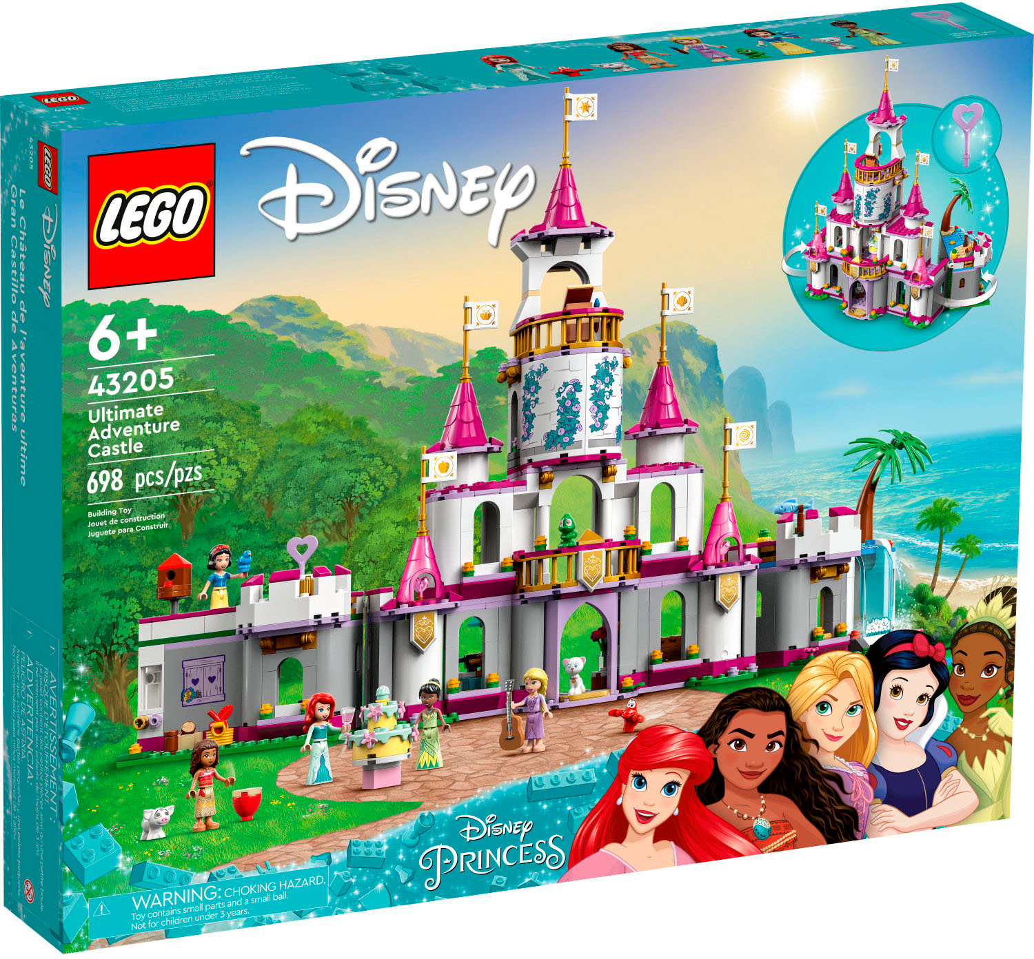 Skulle ude af drift race LEGO Disney Princess Ultimate Adventure Castle 43205 6379023 - Best Buy