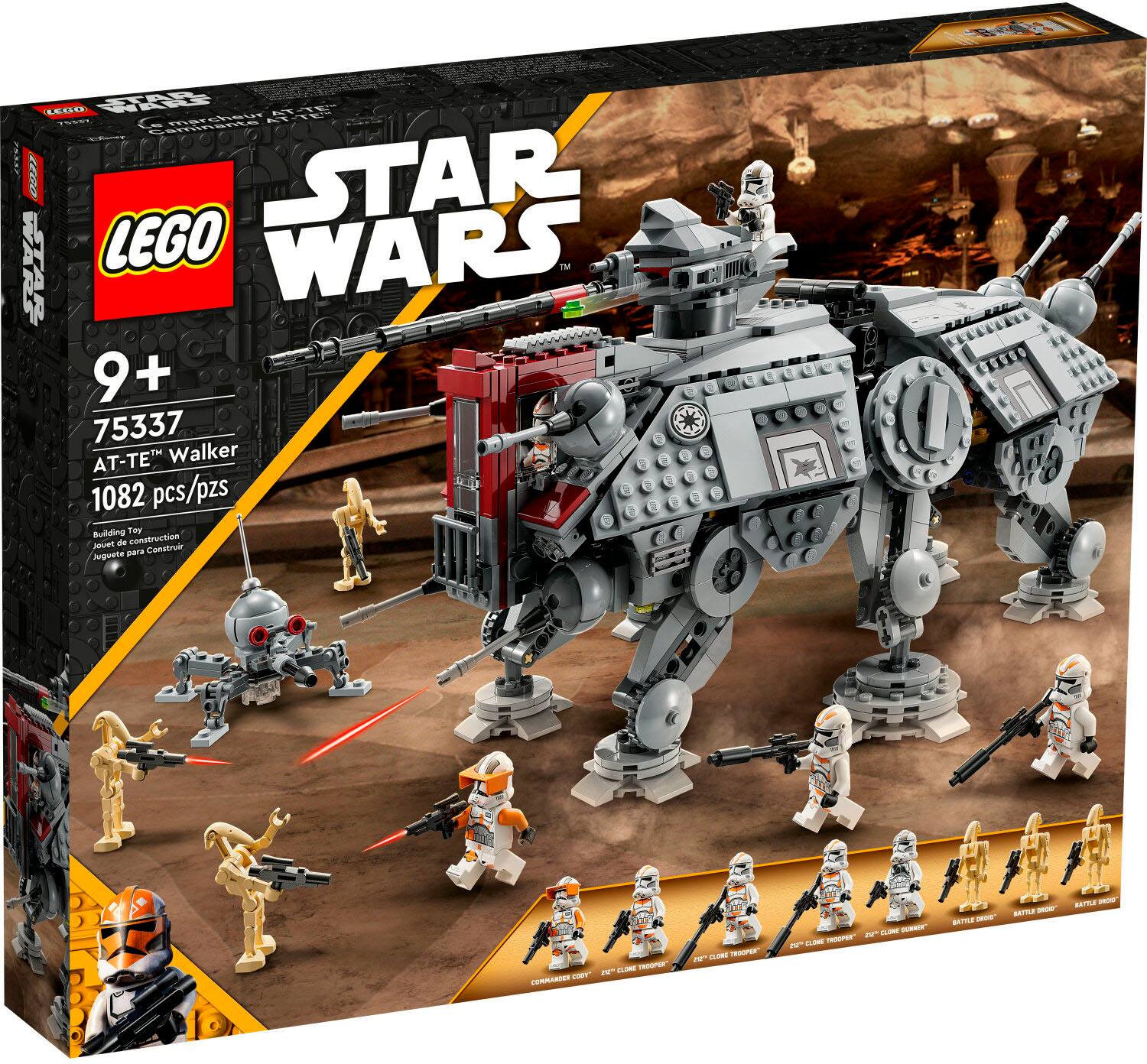 Left. LEGO - Star Wars AT-TE Walker 75337.