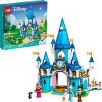 LEGO - Disney Cinderella and Prince Charming’s Castle 43206 - Front_Zoom