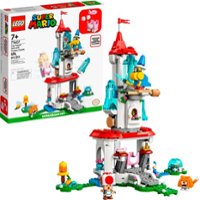 LEGO Super Mario Cat Peach Suit and Frozen Tower Expansion Set 71407 (494 Pieces) - Front_Zoom