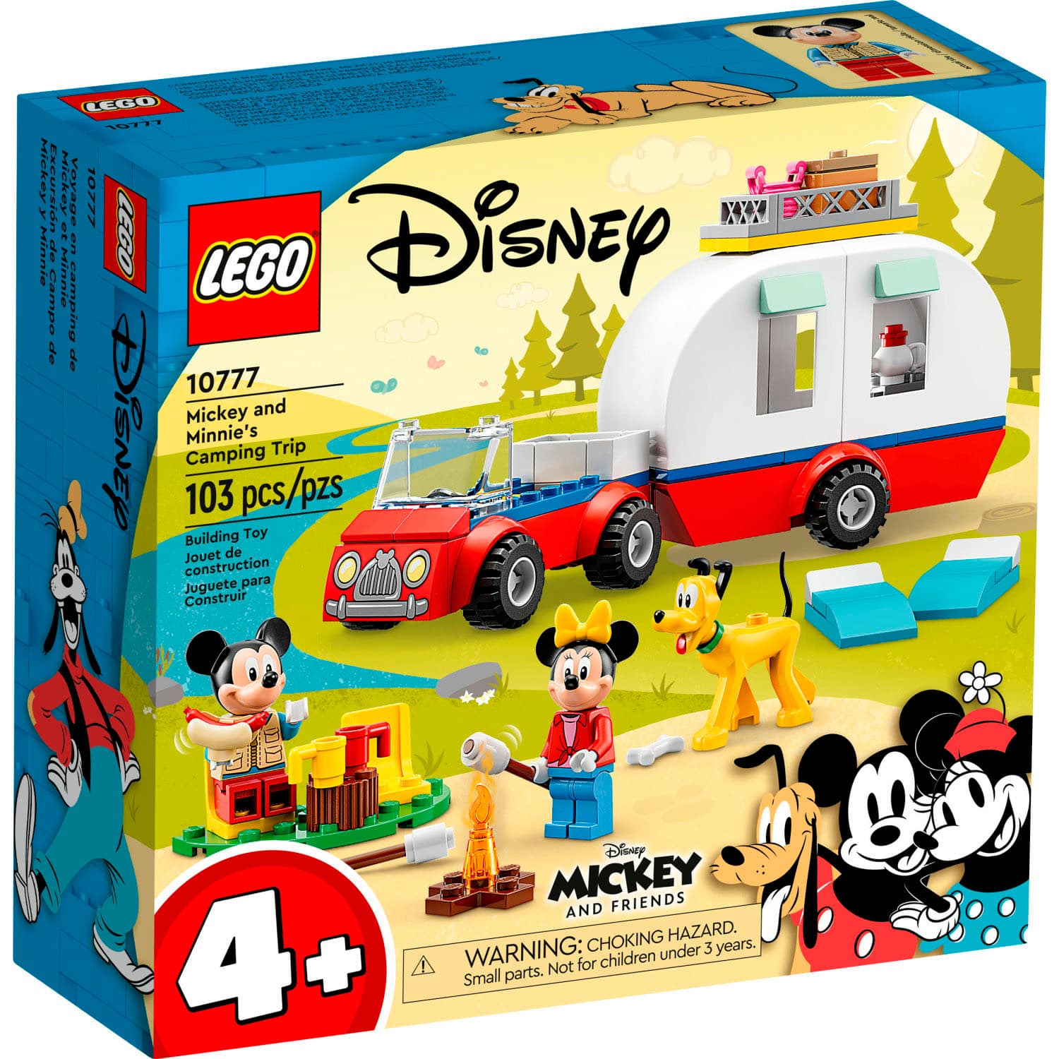 Left. LEGO - Disney Mickey and Friends – Mickey Mouse and Minnie Mouse’s Camping Trip 10777.