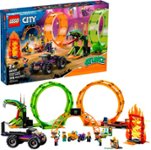 Front Zoom. LEGO - City Double Loop Stunt Arena 60339.