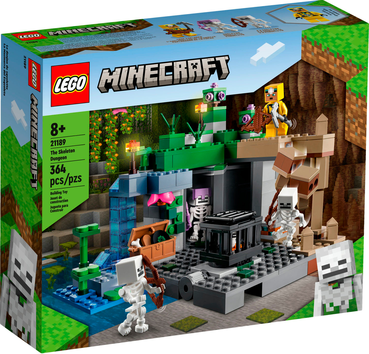 udløb sensor vedtage LEGO Minecraft The Skeleton Dungeon 21189 6393760 - Best Buy