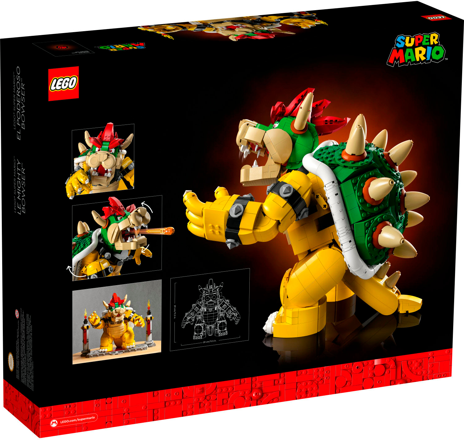 Nouveau LEGO Super Mario 71411 : Le puissant Bowser // Octobre 2022