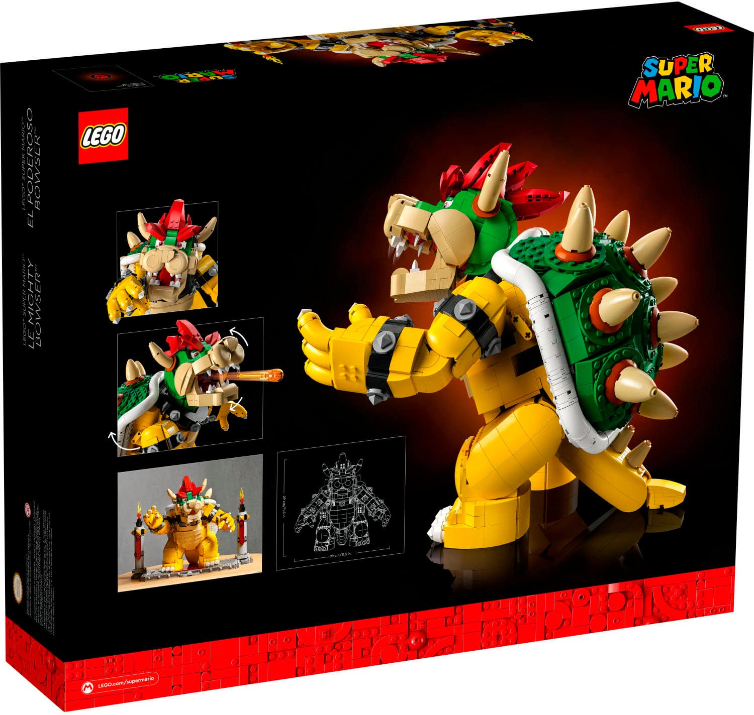 Alt View 11. LEGO - Super Mario The Mighty Bowser 71411.
