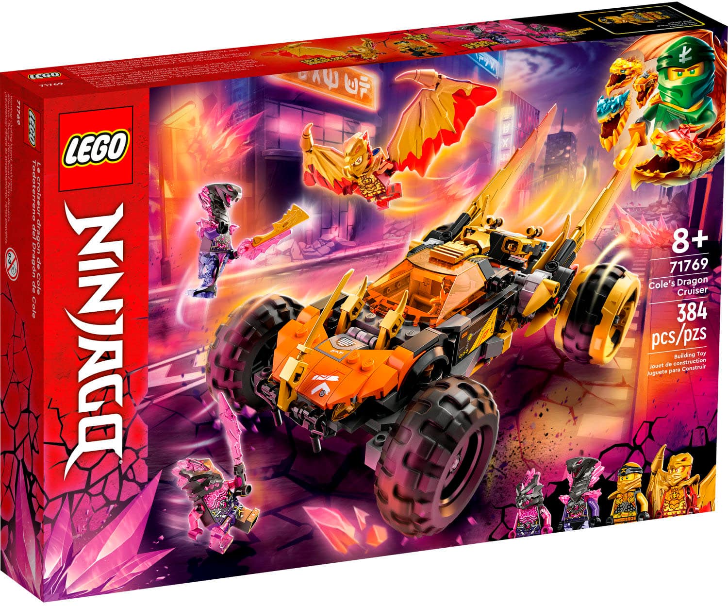 Left. LEGO - NINJAGO Cole’s Dragon Cruiser 71769.