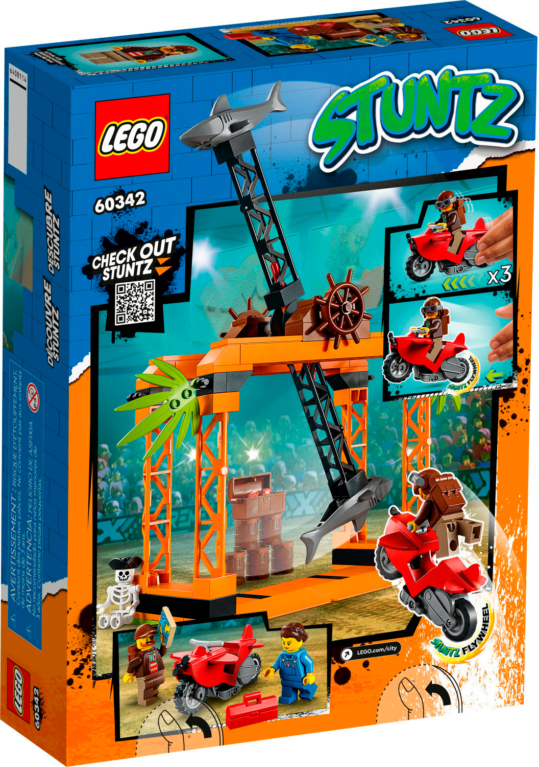 Stunt Attack 60342 The Challenge 6379660 Buy Best City LEGO Shark -