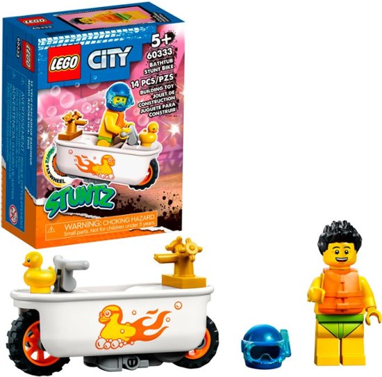 LEGO City Bathtub Stunt Bike 60333 6379642 Best Buy