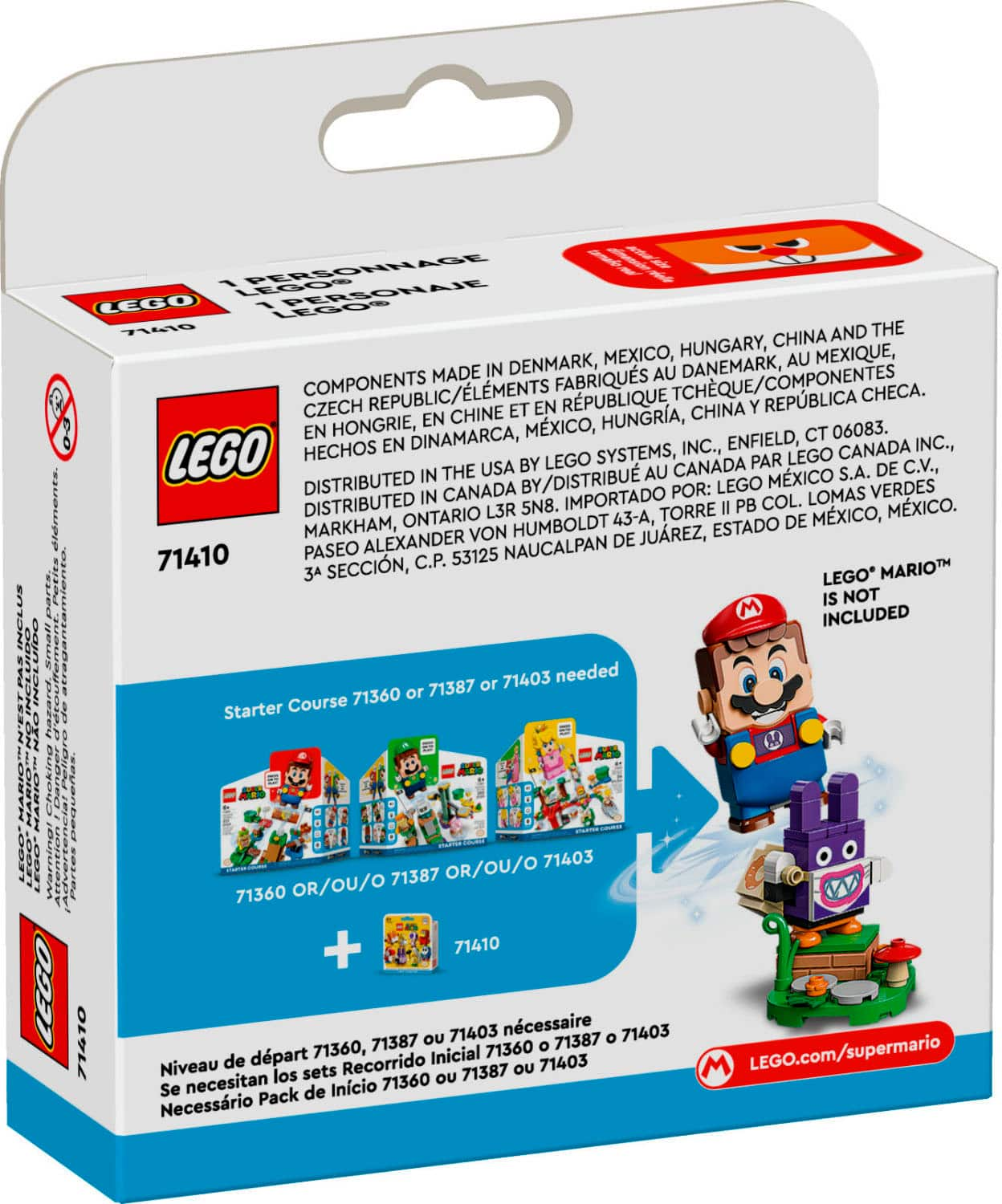 Collectible LEGO Super Mario Character Packs - Series 5: Mystery Buildable  Figures for Interactive Play with Starter Course | Gift Toy for Kids 6+