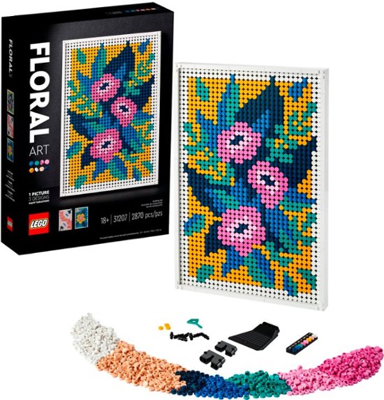 Velkendt cylinder Måling LEGO Art Floral Art 31207 6379839 - Best Buy