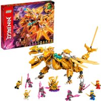 LEGO NINJAGO Lloyds Golden Ultra Dragon 71774 Toy Building Kit (989 Pieces) - Front_Zoom