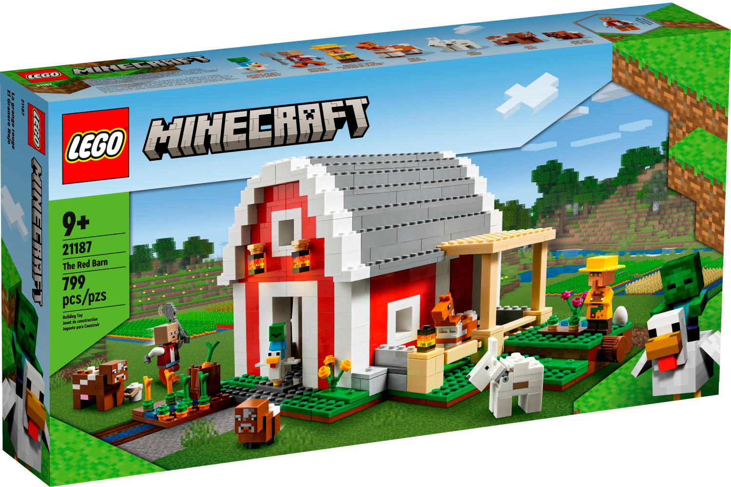 LEGO 6293300 TETE RENARD MINECRAFT - ORANGE