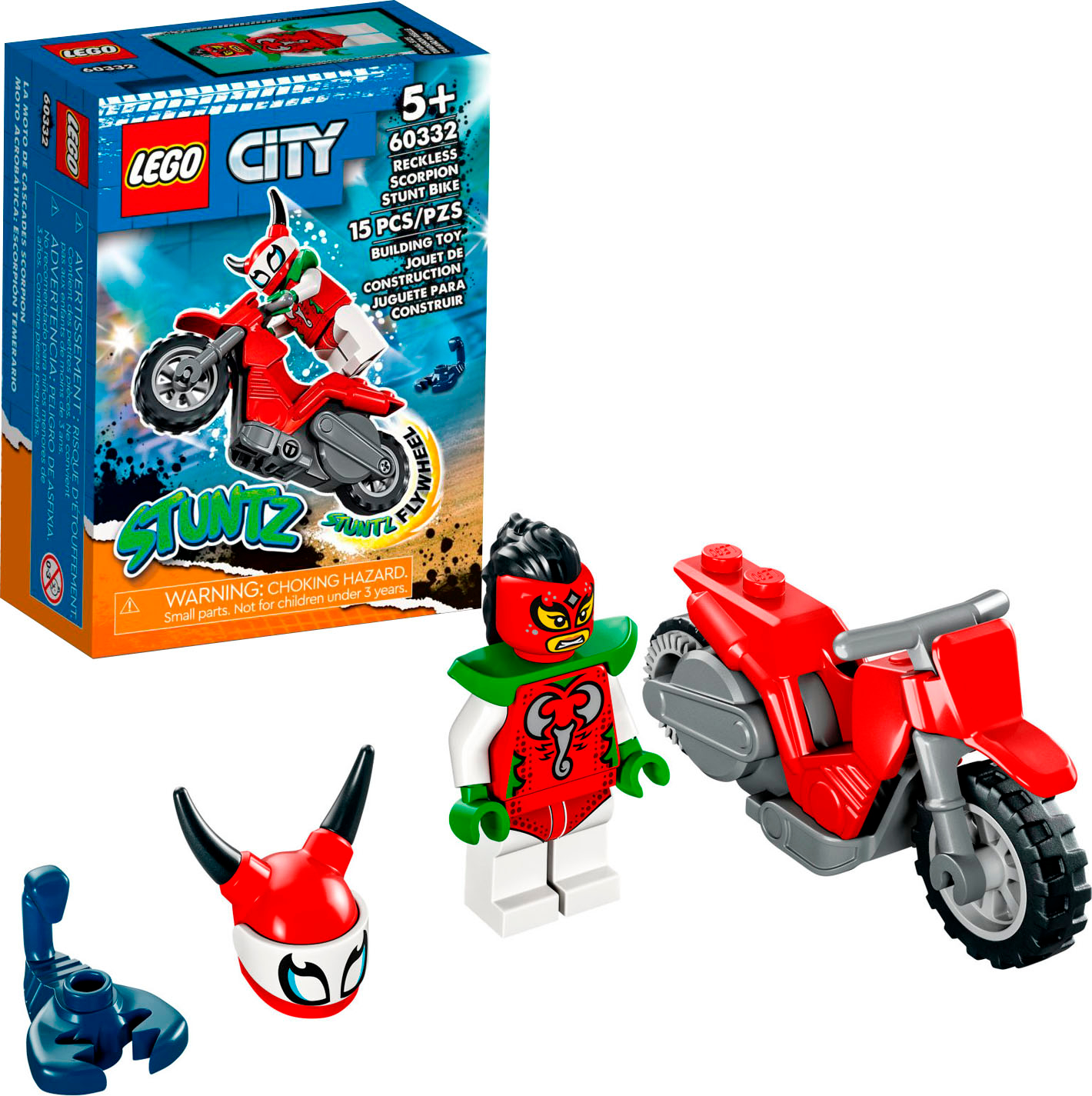 Clancy spreiding Arbitrage LEGO City Reckless Scorpion Stunt Bike 60332 6379640 - Best Buy