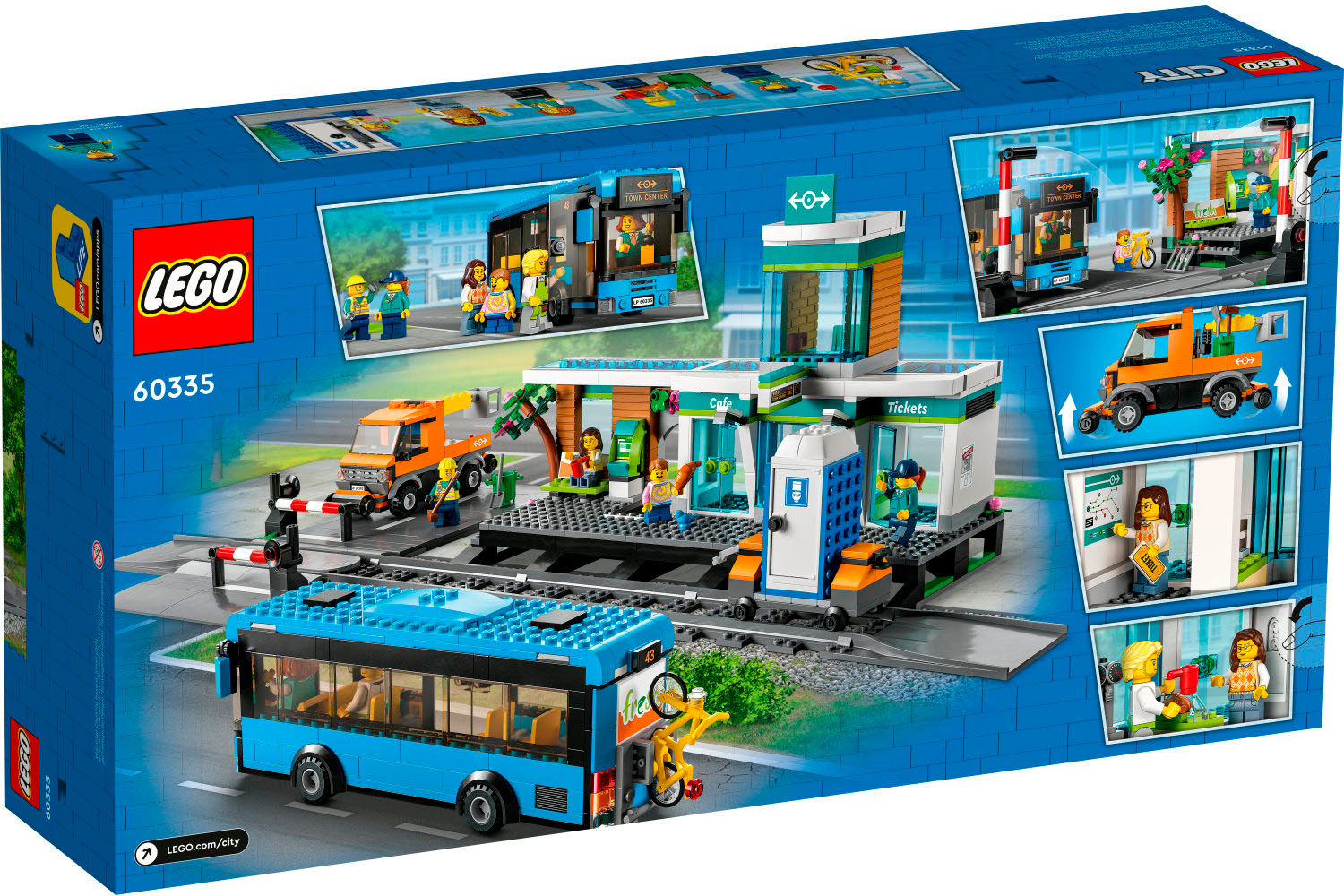 Barber Rundt og rundt Decimal LEGO City Train Station 60335 6385807 - Best Buy