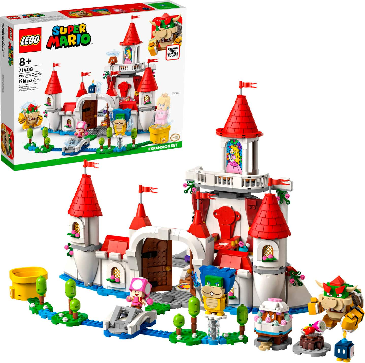 LEGO Super Mario Peach's Castle Expansion Set 71408 6379548 - Best Buy