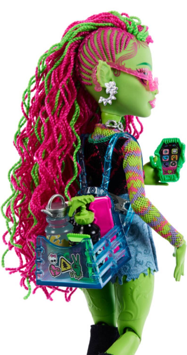 Alt View 3. Mattel - Mattel - Monster High Venus McFlytrap Fashion Doll with Pet   - COLLECTIBLES - Multicolor.