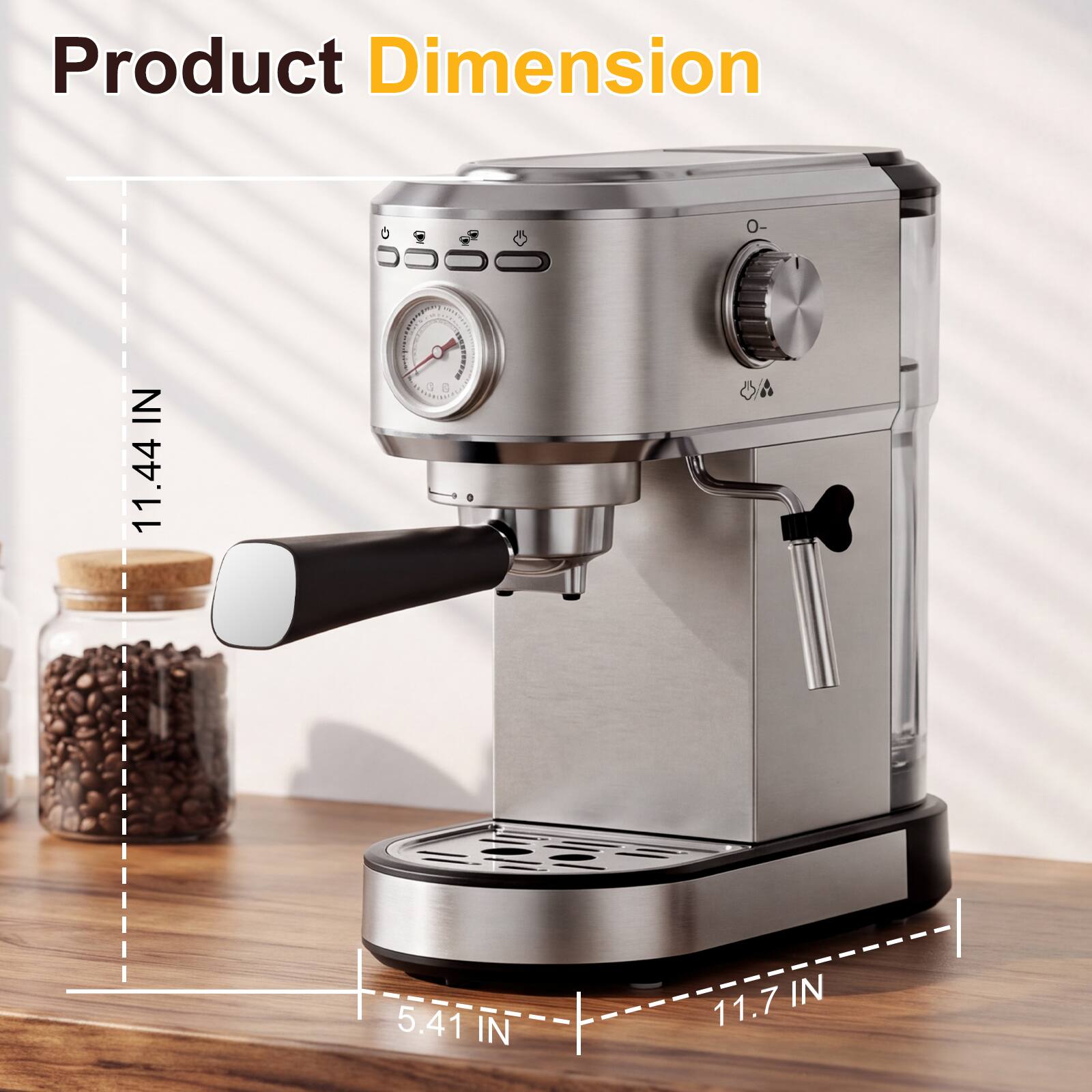 Product Dimension

11.44 IN

5.41 IN

11.7 IN