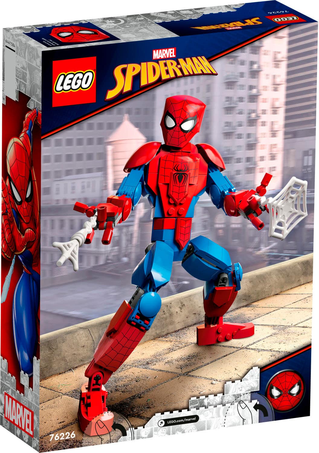 Best Buy LEGO Marvel Spider Man Figure 76226 Toy Building Kit 258 Pieces 6378963