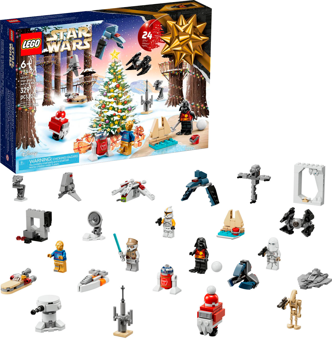 Best Buy LEGO Star Wars Advent Calendar 75340 Fun Toy Toy Building Kit