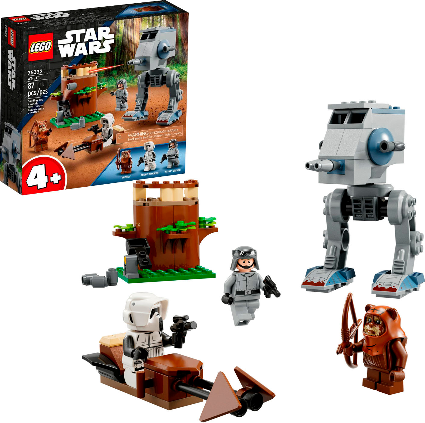 helvede tro galleri LEGO Star Wars AT-ST 75332 6378937 - Best Buy