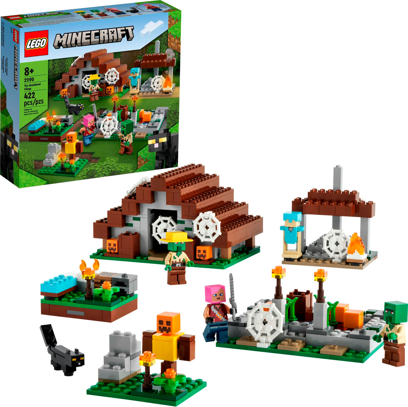 bellen Geboorteplaats Fraude LEGO Minecraft The Abandoned Village 21190 6393762 - Best Buy