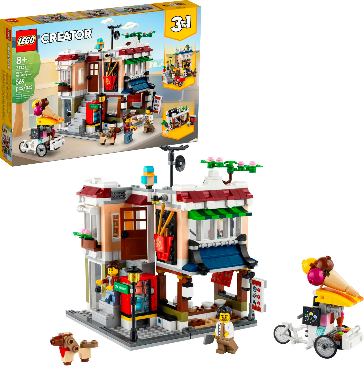 LEGO Creator Downtown Noodle Shop 31131 - Best Buy