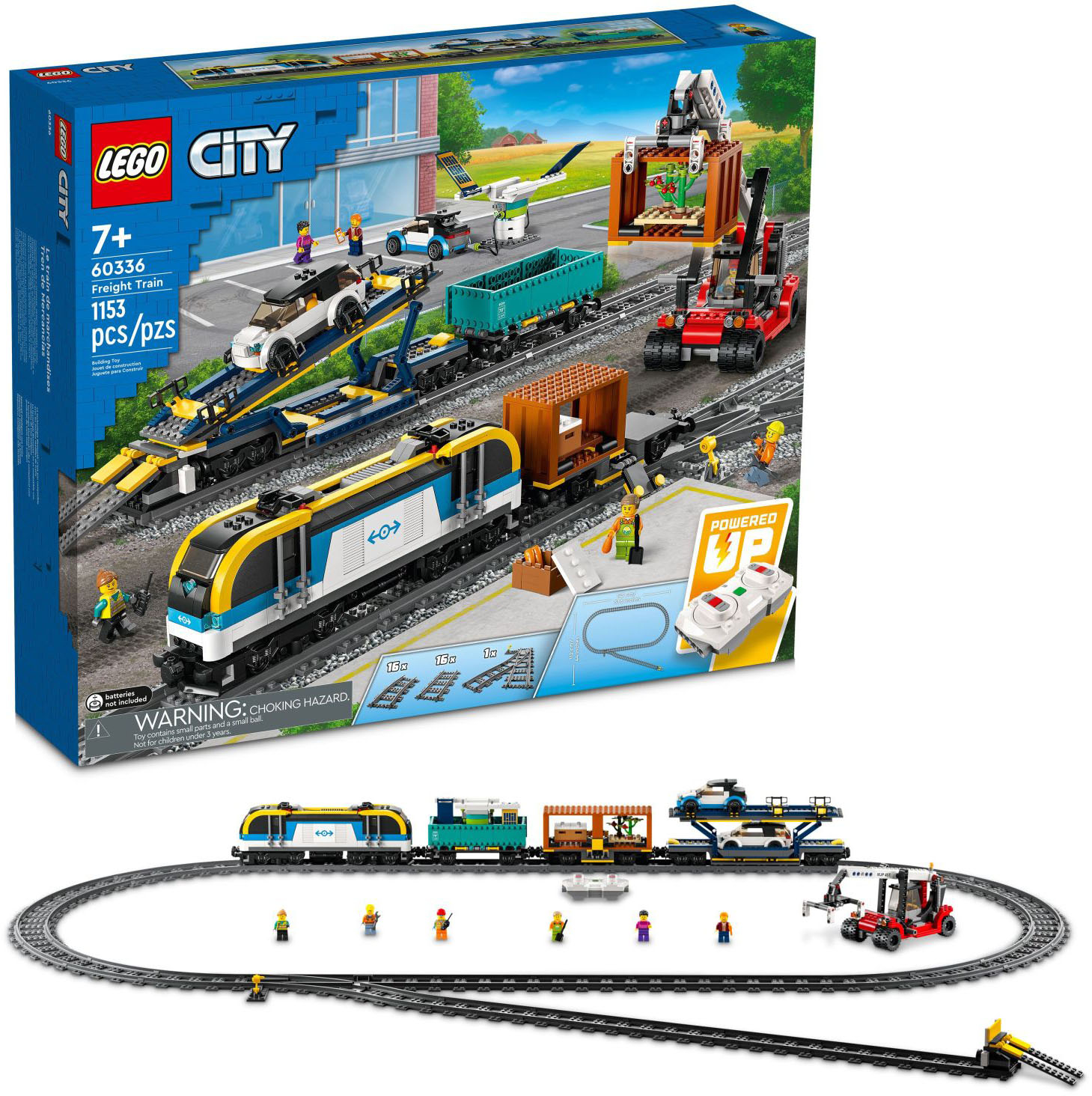 kæmpe Antage Enumerate LEGO City Freight Train 60336 6385809 - Best Buy