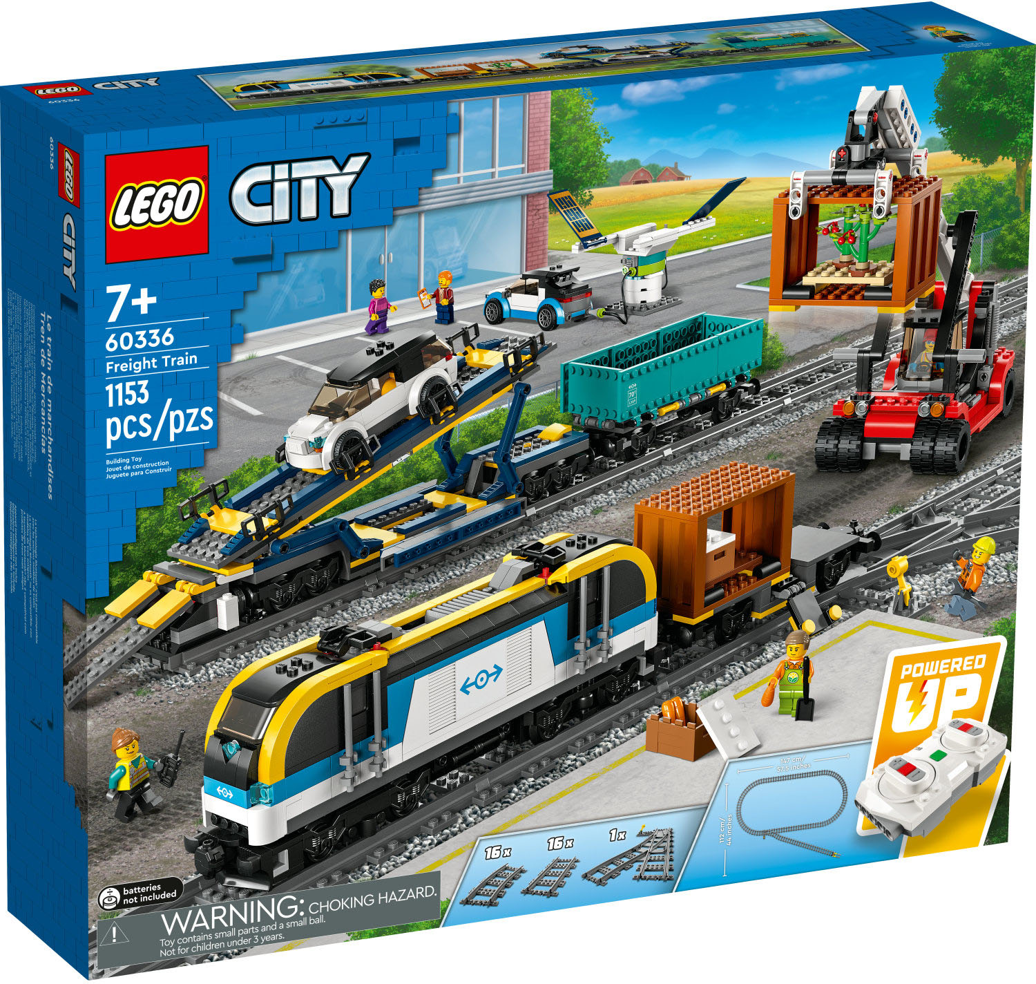 Made With LEGO Bricks Train Caboose Guard Luggage Wagon Carriage 60336 60198