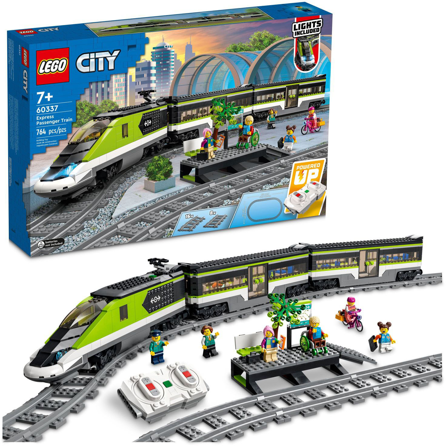 Vroegst Verrijken menigte LEGO City Express Passenger Train 60337 6379646 - Best Buy
